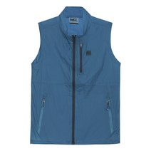 [KT알파쇼핑]남성 메쉬원단 간절기 집업 조끼 DW-VES-209-블루