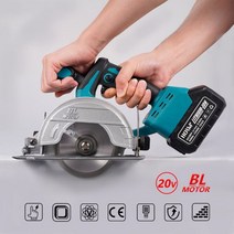 원형톱 마끼다 충전식 충전 사용 조정 원형 톱 목재 절단기 125mm 10800RPM DIY 전동 공구, 옵션01 해외배송, 옵션05 Without Battery
