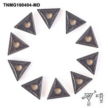 FomaSP TNMG331/TNMG160404-MD CNC Lathe Turning Carbide Inserts External Milling Cutters for Steel 10, 1