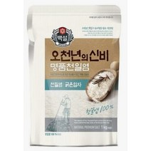 백설 오천년의 신비 명품천일염 (굵은입자), 1개
