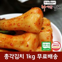 한국농협김치 국산 재료 진안 마이산 총각김치 1kg, 1개