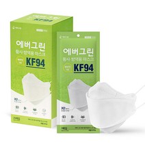 에버그린 황사방역 마스크 대형 KF94, 25개입, 1개