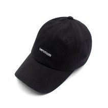 HW-BC048 Small logo ball capㅣBlack