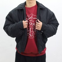 남녀공용 데일리 투웨이 플라이트 항공 숏 패딩