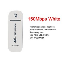 와이파이에그 휴대용와이파이 lte 라우터 데이터에그 포켓 4G LTE WiFi 중계기 신호 증폭기 네트워크 확장기 모바일 핫스팟 무선 Mifi 모뎀 SIM 카드 슬롯, CHINA_1PC White