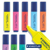 Inkjet Safe 스테들러 텍스트서퍼 클래식 형광펜 364 트위스트 캡, 364-4 오렌지
