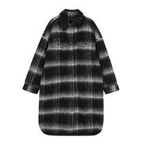 버커루진 [버커루]여성 체크 롱기장 셔켓(B214JP800P)