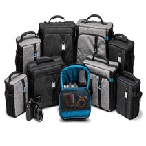 카메라쿠션칸막이 사진작가 카메라 가방 숄더백, 그레이