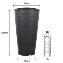 58cm 대형 큰 화분 토분 높은 식물 키우기 산세베리아 타이거하니 여인초, 펄골드