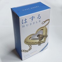 IQPLUS 하나야마 캐스트퍼즐 60여종 1~6단계 hanayama 성인퍼즐 두뇌훈련 치매예방 교육퍼즐 수집퍼즐 취미퍼즐 고난도퍼즐, 408 HEART, 1세트