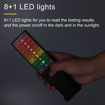 전자파측정기 emf 고스트박스 전자기장 EMF 가우스 측정기 휴대용 모니터 전기 검출기 8 LED 미터, 한개옵션0