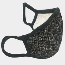 욜로도매 블랙 겨울 회색 헤링본 원단 W1FD31D _ 기모 마스크 패션 그레이 보온 오가닉 먼지 시즌잡화