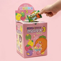 핑크풋 500 당근친구들 랜덤지우개 ver3 60종 세트, 랜덤발송, 1개