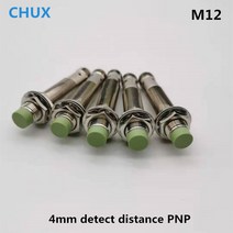 유도 형 근접 센서 커넥터 PNP M12 4 핀 유형 NO NC + 케이블 없음 CE 하프 세트 4mm 검출 거리 스위치, 03 NO AND NC