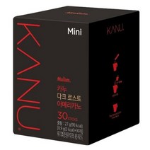 카누 미니 다크 로스트 아메리카노, 0.9g, 30개입, 10개