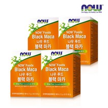 [한국공식총판] 나우푸드 블랙마카 30포 x 4개 세트 (4개월분), 2g x 30포 (60g) X 4