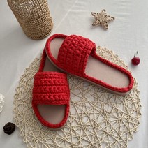 도두리 DIY 손뜨개 코바늘 뜨개질 실내화 취미 만들기 키트 패키지 뜨기 - 동영상제공, 백설기, 290mm
