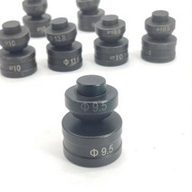펀칭기 다꾸용품 펀치기계 타공기 가죽 탭핑기 유압 펀칭 라운드 다이 CH-60 유압 펀칭 머신 펀처 다이, CH-70 dia.11mm