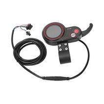 24V36V48V52V60V 전자 자전거 Lcd-scherm Duim 스로틀 2 In 1 대시보드 Bedieningspaneel Voor Elektrische Fiets 스쿠터 L, LH100 6P SM 케이블, 1개
