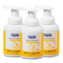 포멀비 마이키즈 핸드워시 대용량 손세정제 물비누 250mlX3개 (번들팩), 레몬향 3개, 500ml