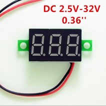 분광계 광도계 적외선 DIY 레드 블루 디지털 LED 미니 디스플레이 모듈 DC2.5V-32V DC0-100V 전압계 전압 테스터 패널 미터 게이지 오토바이 자동차에 대 한, Red LED DC100V