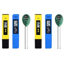 토양EC측정기 PH TDS PPM 및 3 In 1 테스터 디지털 잔디 6 팩, 1.Yellowbluegreen