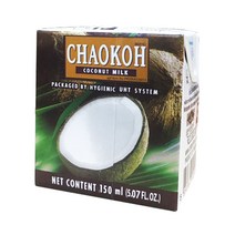 CHAOKOH 차오코 코코넛밀크 150ml 아시아넷, 1개