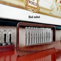 진공관시계 탁상시계 RGB 글로우 튜브 리듬 펑크 유리, 2.Walnut Shell