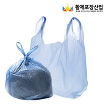 국내생산 다용도 손잡이 시장 마트 비닐봉투 70장, 시장봉투 11호 50L, 유백색