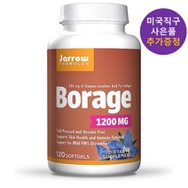 재로우 보리지 1200mg 120정 Borage 사은품 증정, 1개