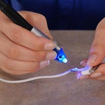 견고한 UV 접착제 5 초 경화 펜 딥 액체 용접기 복합 키트 가벼운 빠른 건조 수리 도구 금속 나무 유리 섬, 01 8g
