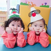 펠트 부직포 크리스마스 꼬깔모자 만들기, 중절모산타