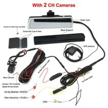토레스 어라운드뷰 서라운드뷰 자동차 차량 360 도 파노라마 대시 보드 dvr 캠 4 채널 카메라 레코더 10 인치 터치 안드로이드 백미러 GPS ADAS 와이파이, With 2CH Cameras_협력사 | With 64