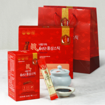 내몸가득진6년근홍삼스틱50포(쇼핑백포함) 하루 한포 간편섭취 휴대간편 면역력증진에 도움을줄수있음, 50포, 50포