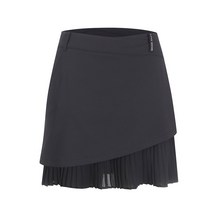 링스골프 여성 밑단 사선 플리츠 큐롯 L21B2PC393