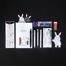 제브라 필기구 9종 세트 (샤프 볼펜 지우개 샤프심 노트 수정테이프 )