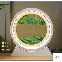 물멍 배 어른장난감 키덜트 아크릴 스노우볼 모래시계 워터볼 자동차장식, White Base-Green