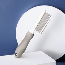 애완 동물 특수 고밀도 치아 강철 바늘 빗 고양이는 떠 다니는 머리카락 청소 브러시 허스키 개 매듭 길고 짧은 빗 용품 제거, 길고 짧은 바늘 빗, 하나