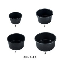 우정 초미니 도시락 원형 케이크팬 [양면코팅], 3. 90 x 50 mm