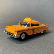 클래식카 자동차 모형 올드카 빈티지 미니어처 다이캐스트 미니 모형차 프라모델, 빈티지 레트로 택시 (캐딜락)