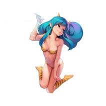 캠핑카 호환 FUYOOHI 놀이 스티커 성격 트럭 Urusei Yatsura Camper Decal 방수 스크래치 방지 자동차 차량 액세서리 KK, [02] F, [03] 13CM