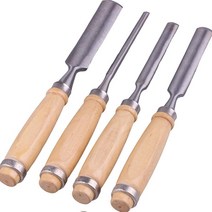 우드카빙 조각도 조각칼 목공끌 접목도 키트 4pcs 반원 끌 나무 조각 가우징 ​​목공 손 조각 도구 세트 전문 목수 조각가 도구, 없음