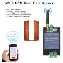 리모콘 스마트키 gsm4g 배리어 셔터 차고 게이트 오프너 앰프 액세스 제어 원격 스위칭 기계 용 수신기 단일 릴레이 출력 컨트롤러, 금속 버튼이 있는 4g