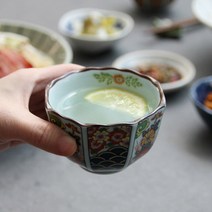 아리타 팔각 전사 일본 찻잔 (2style), 아리타 팔각 찻잔 [매화]