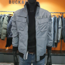 버커루 [강추 특가전] [BUCKAROO JEANS] [2022 NEW VER.] 22 최신상! 디테일 변경 신규컬러 추가입고! 유니 나일론 시레 하이넥 깔끔한 바람막이 항공 점퍼