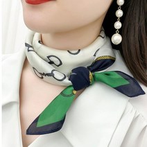 스카프 사각 쁘띠명품 70x70cm 비스코스 실크
