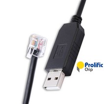PLC 케이블 Unitronics plc 프로그래밍 케이블 pl2303 usb rs232 to rj11 6p6c 다운로드 및 통신용 직렬 케이블, 3m, 검은색