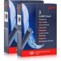 Jura 유라 71794 Z6 E8 E80 E6 E60 E80 클라리스 스마트 필터 카트리지 3개입 X 2팩