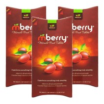 미국 엠베리 미라클 프루트 타블렛 (10개입) 설탕 대체 감미료 3.5g, ３개　(개당 36,300원 - 코드393p)