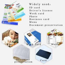 바인딩 머신 책 양장본 3라미네이팅 필름 클리어 시트 100 장 EV 본드 사진/파일/카드/그림 용지 바인, 01 3 60mi 100ps